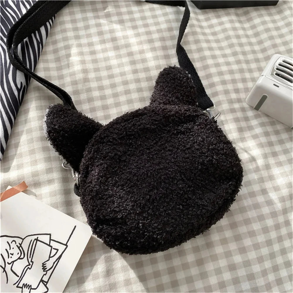 Black Cat Cross Body Bag