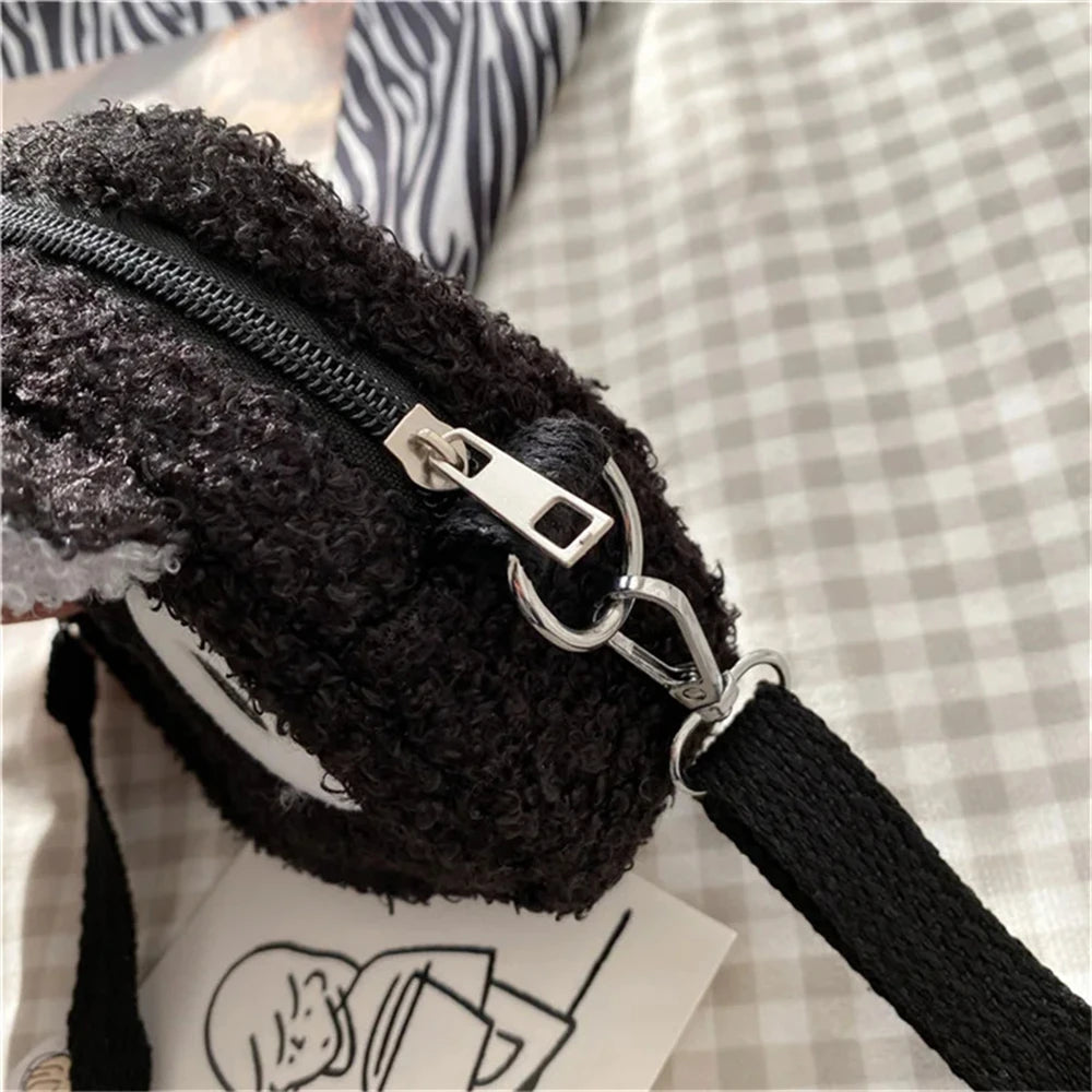 Black Cat Cross Body Bag