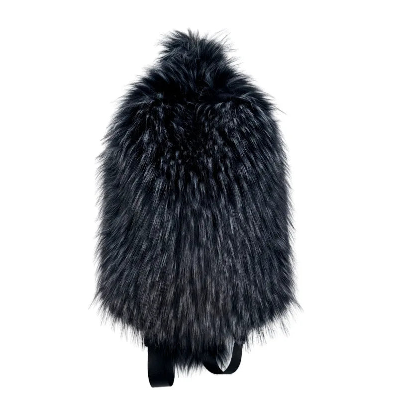 Y2K Fur Backpack