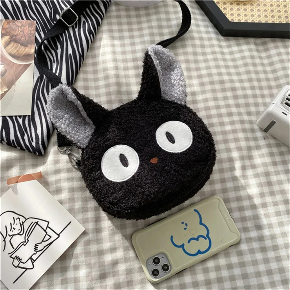 Black Cat Cross Body Bag