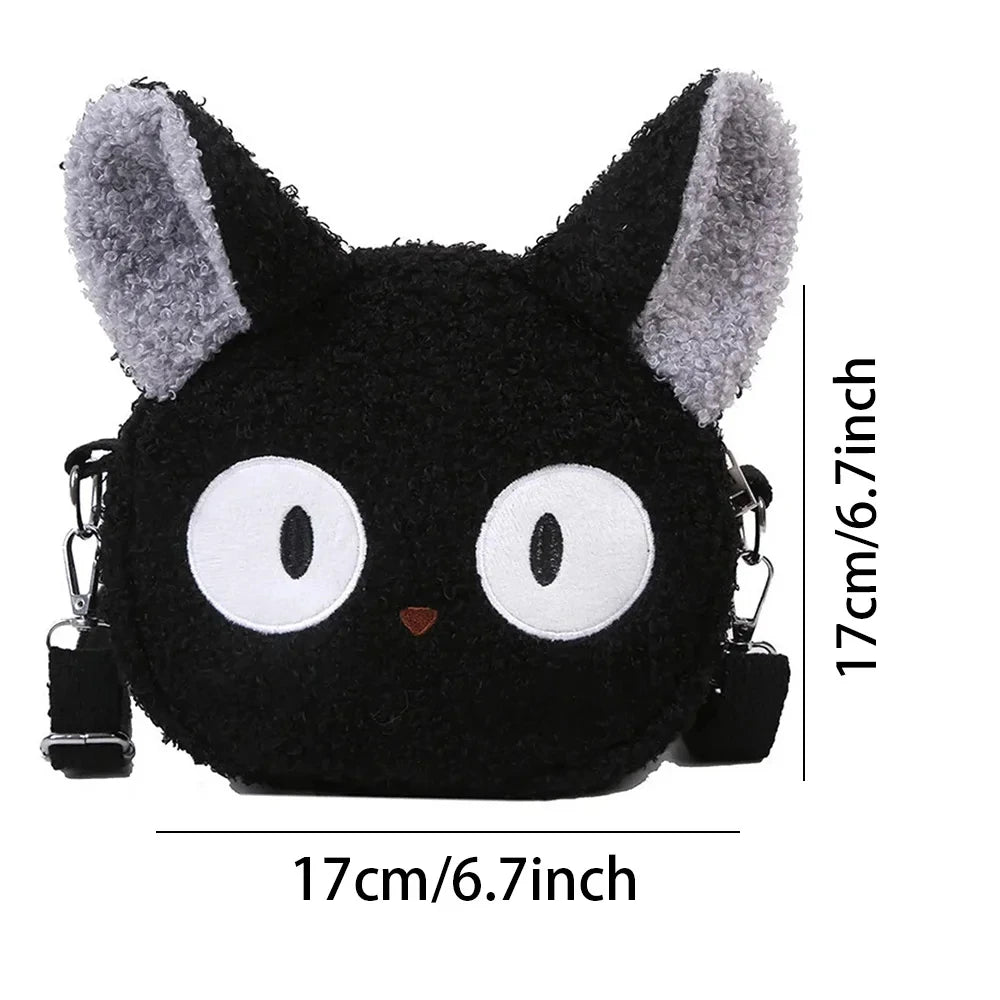 Black Cat Cross Body Bag