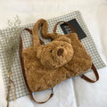Y2K Bear Plush Shoulder Bag