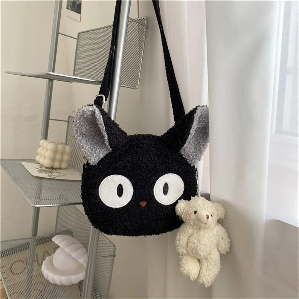 Black Cat Cross Body Bag